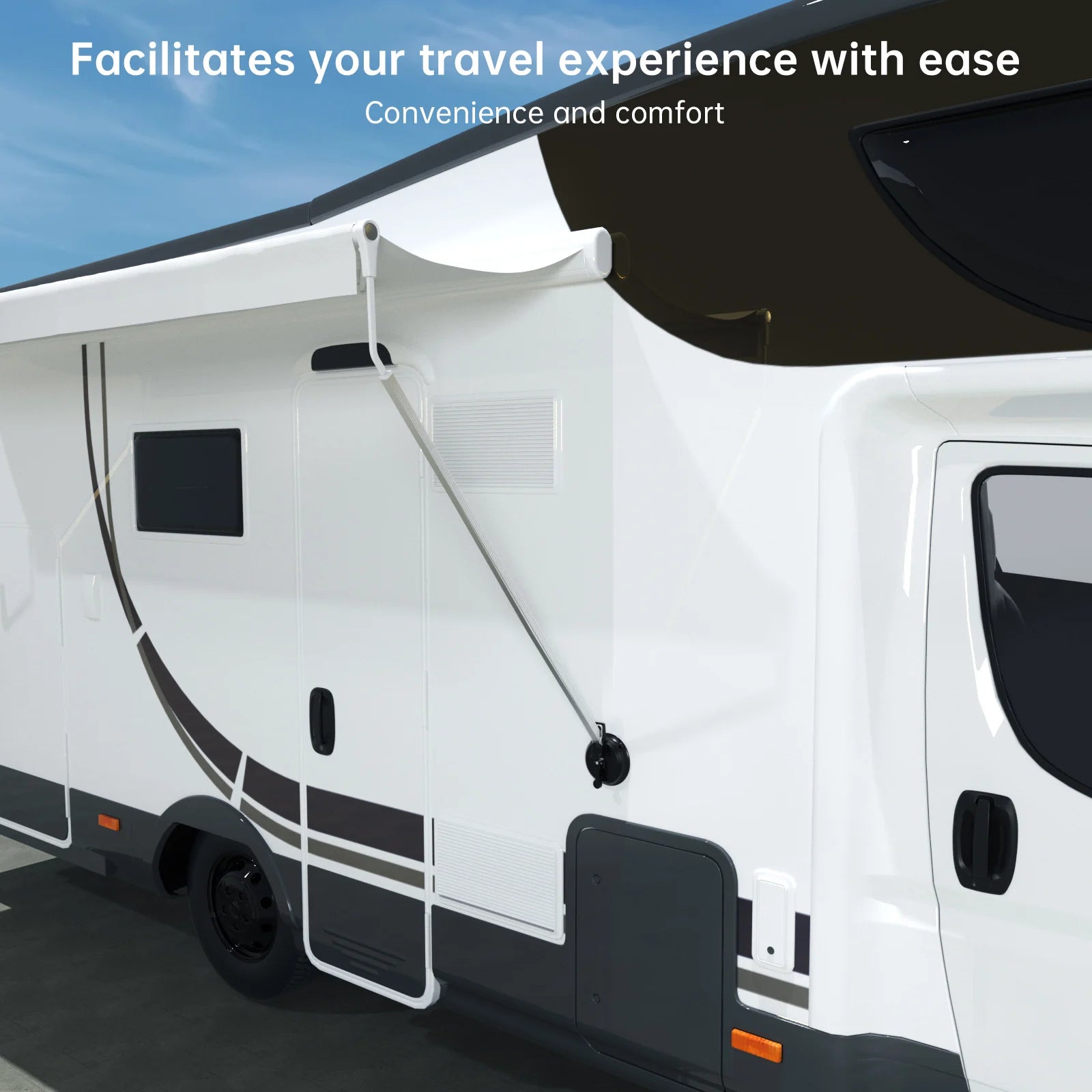 RV Awning Suction Foot Holder Bracket for Thule Fiamma Dometic