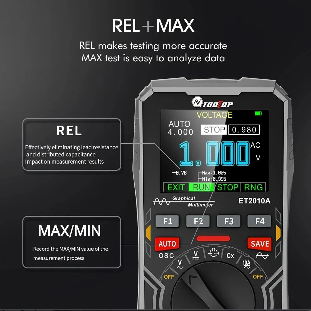 Oscilloscope multimètre portable ET2010A
