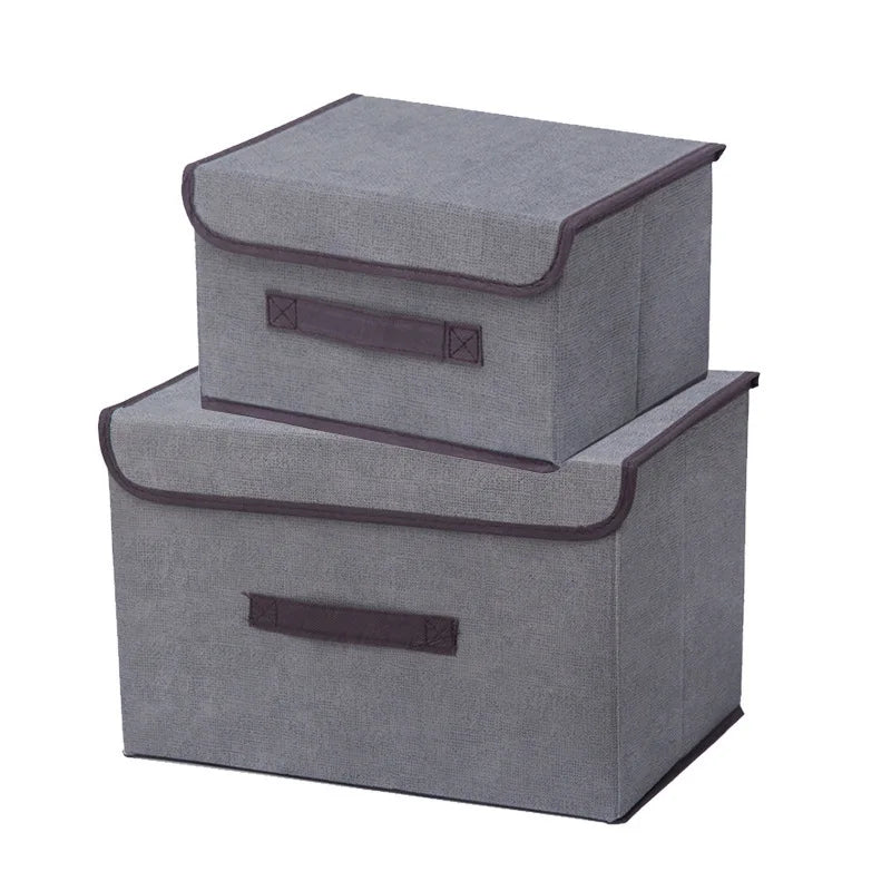 Folding Fabric Storage Box, Size and Colour Options