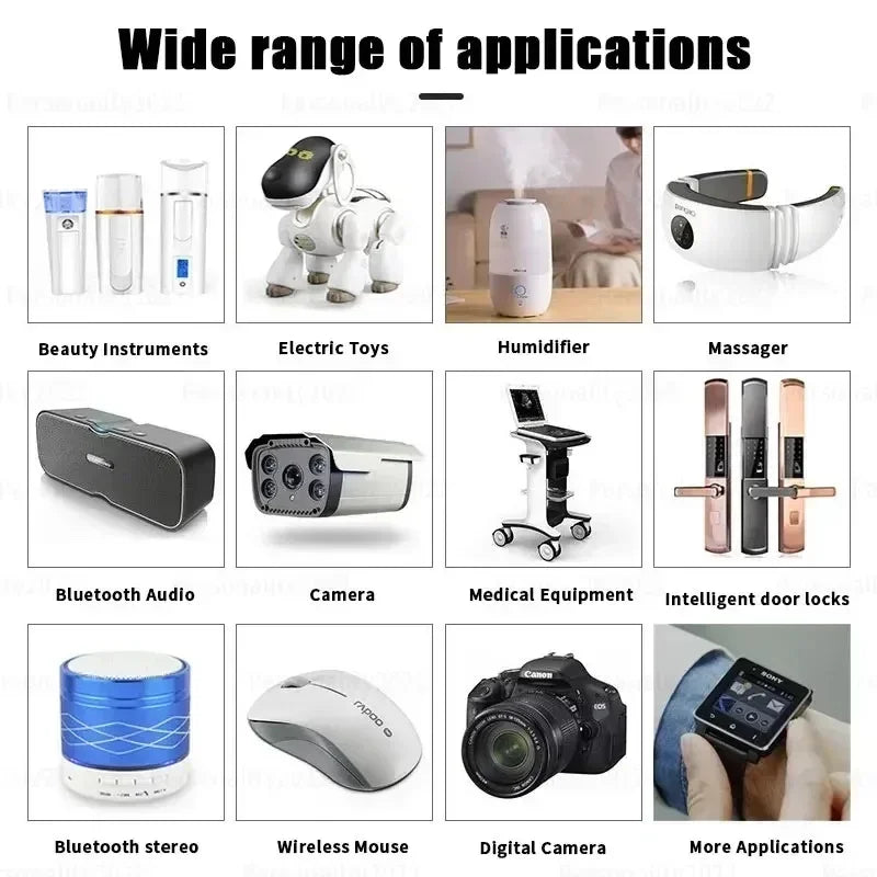 3.7V Lipo Battery Ph2.0 Plug Rechargeable Lithium Battery 3.7V For PS4 Humidifiers GPS Navigation Bluetooth Speaker MP3 MP4