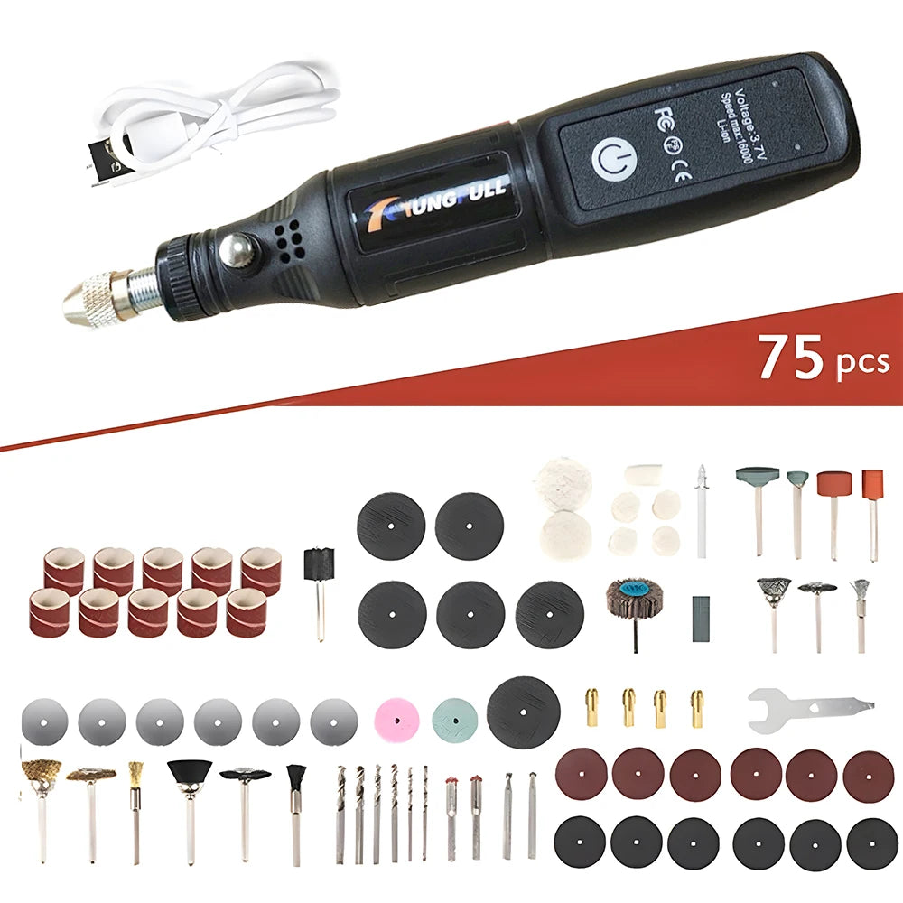 8065 Cordless Mini Rotary Tool with USB-C Charging