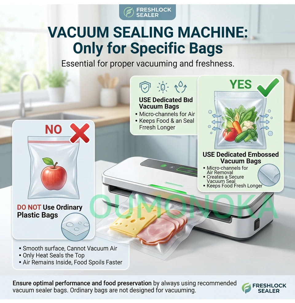 Vacuum Food Sealer - Plug Options