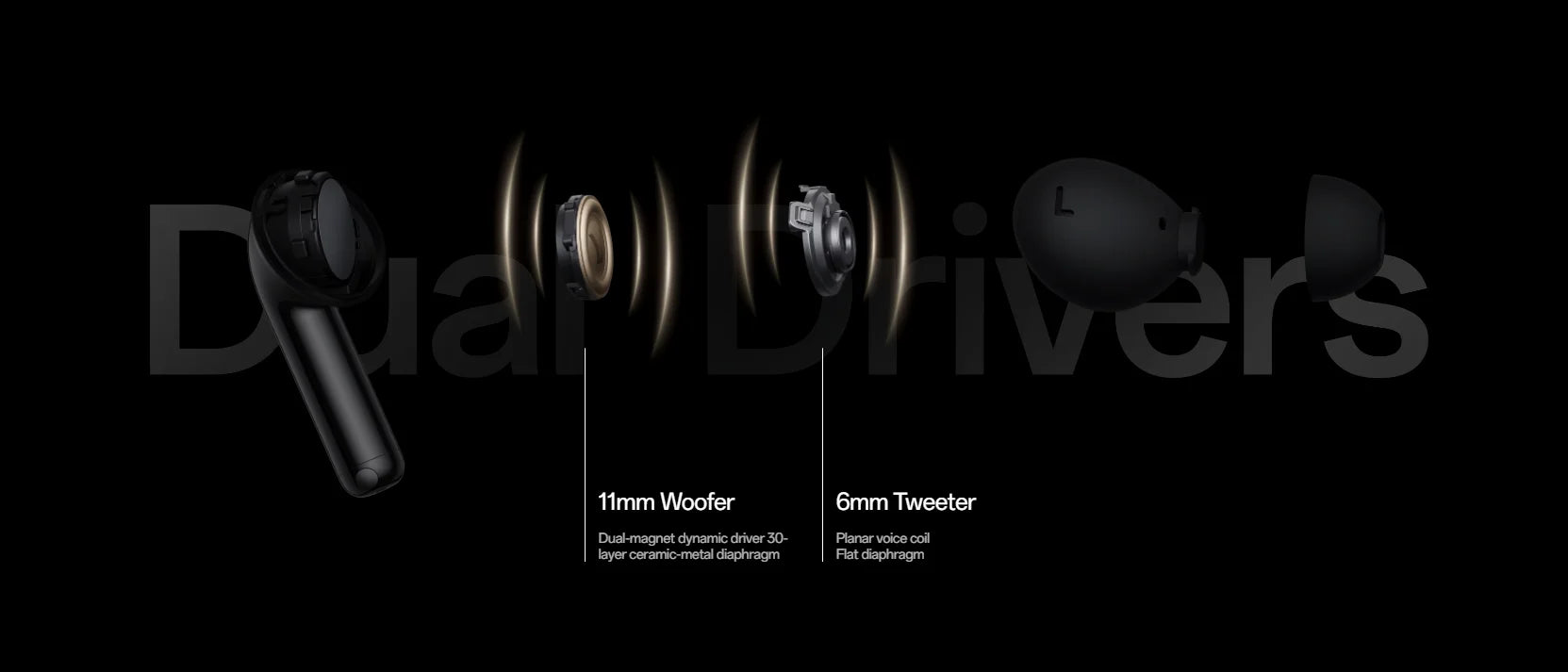 OnePlus Buds Pro 3 Bezdrôtové slúchadlá s potlačením hluku