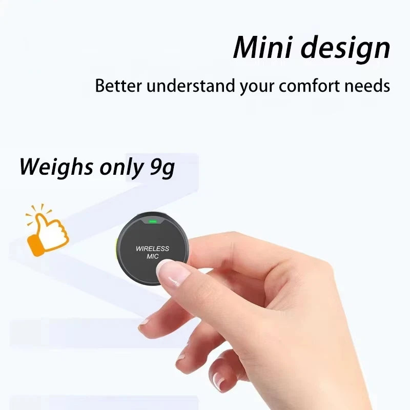 Wireless Lavalier Microphone - USB-C or Lightning