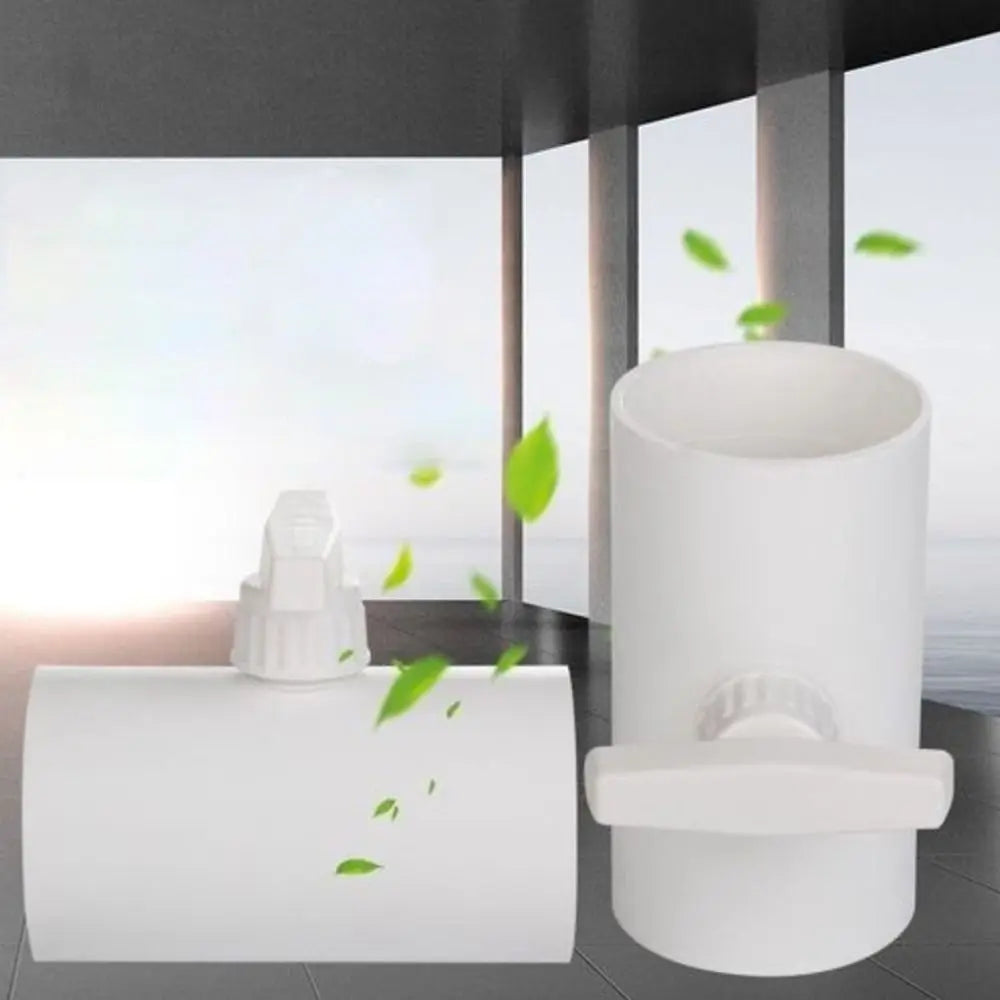 Rund manuell ventilasjonsreguleringsventil i PVC