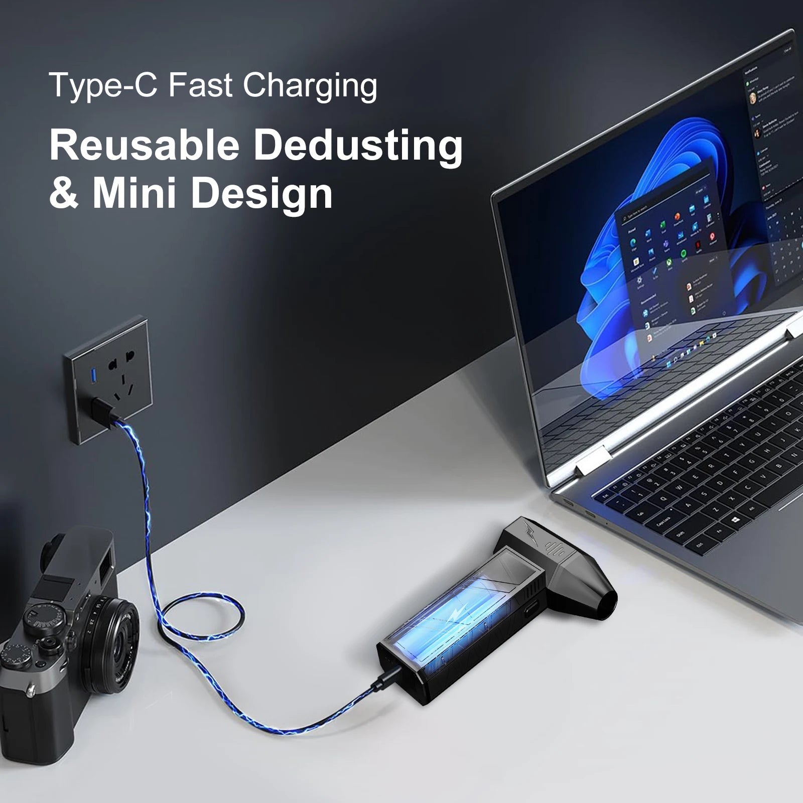 X3Pro Handheld Mini Turbo Jet Fan,150000RPM Powerful air Blower Compressed air Duster for Car Dryer/PC/Home