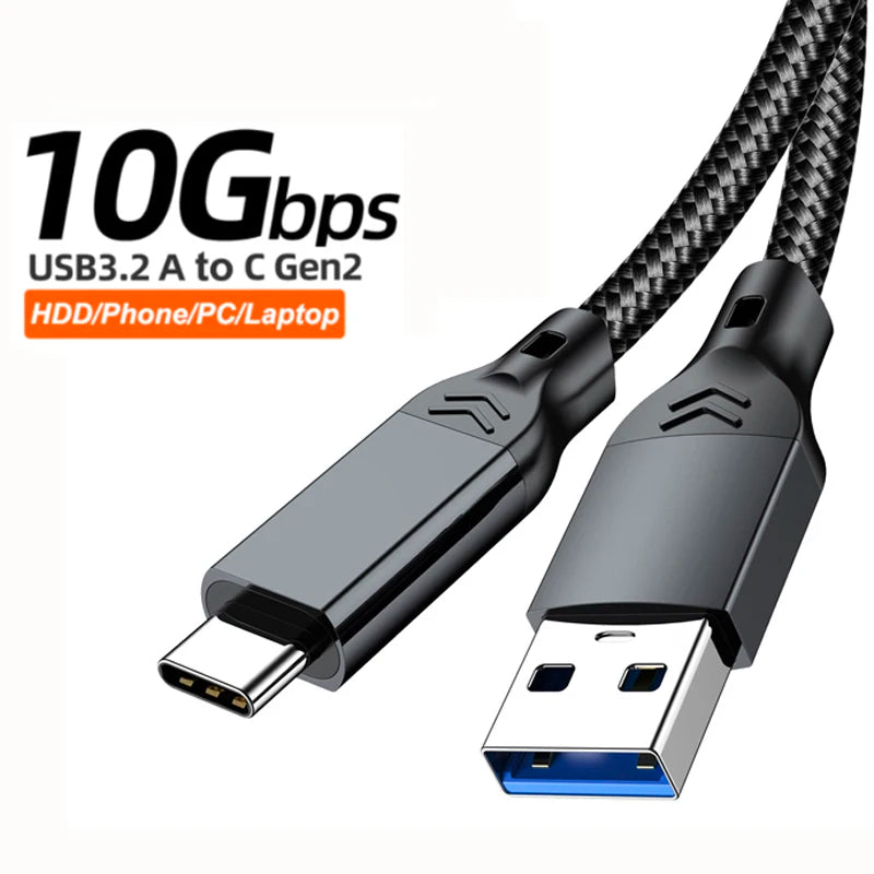 USB-A to USB-C Gen 2 Data Cable