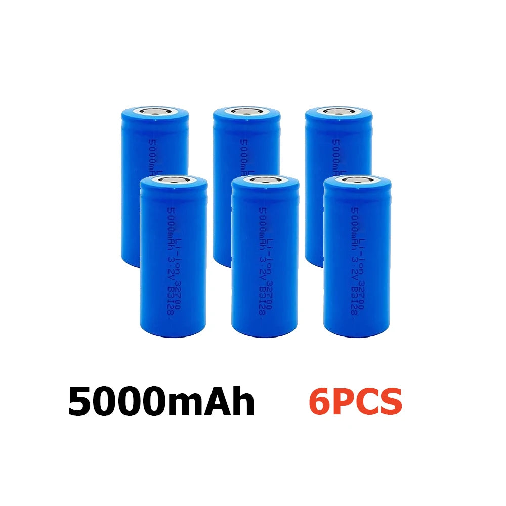 32700 LiFePO4 Battery Cell, 3.2 V 5000 mAh, 35 A