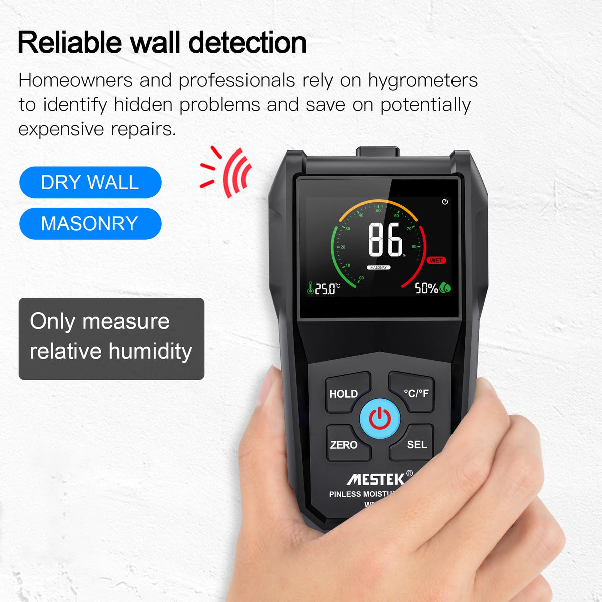 WM700A Pinless Moisture Meter