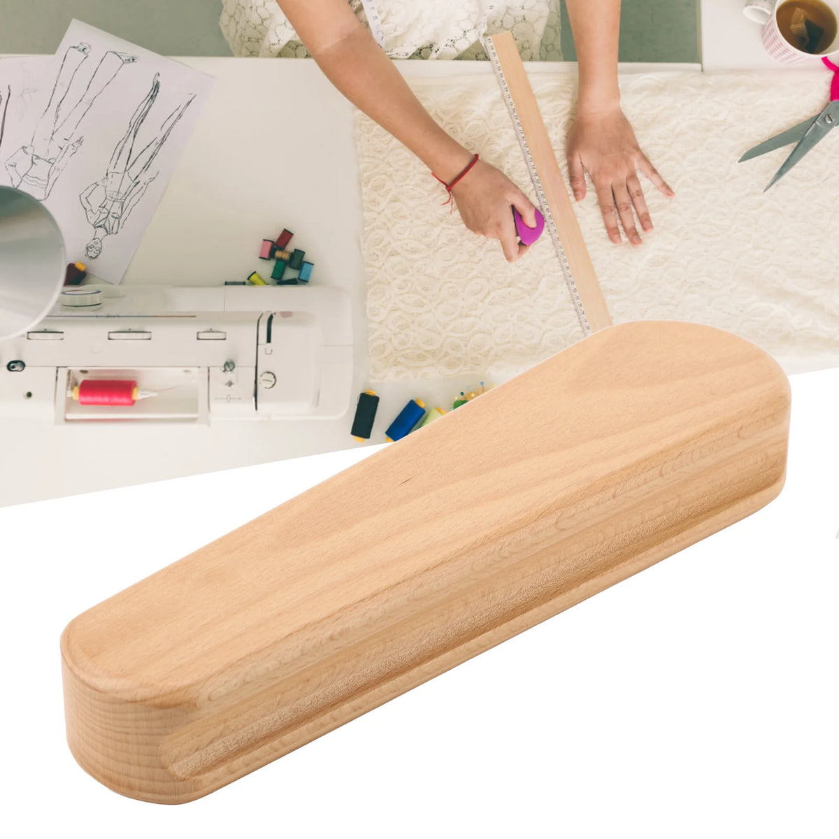 Beech Wood Tailor's Clapper