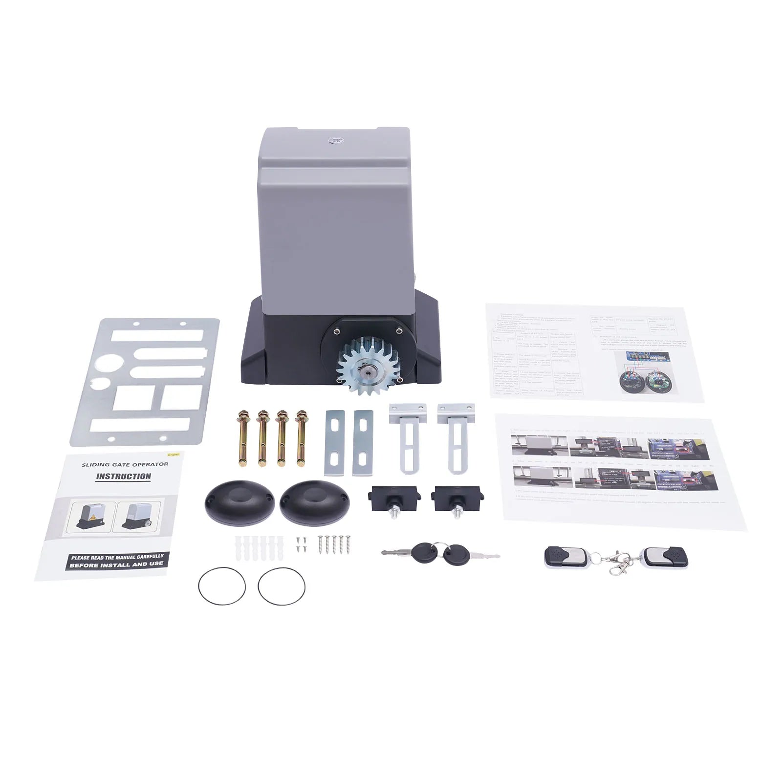 750W posuvný elektrický otevírač brány s dálkovým ovládáním