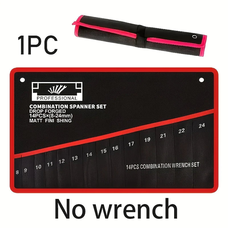 Organisateur d'outils enroulable à quatorze poches