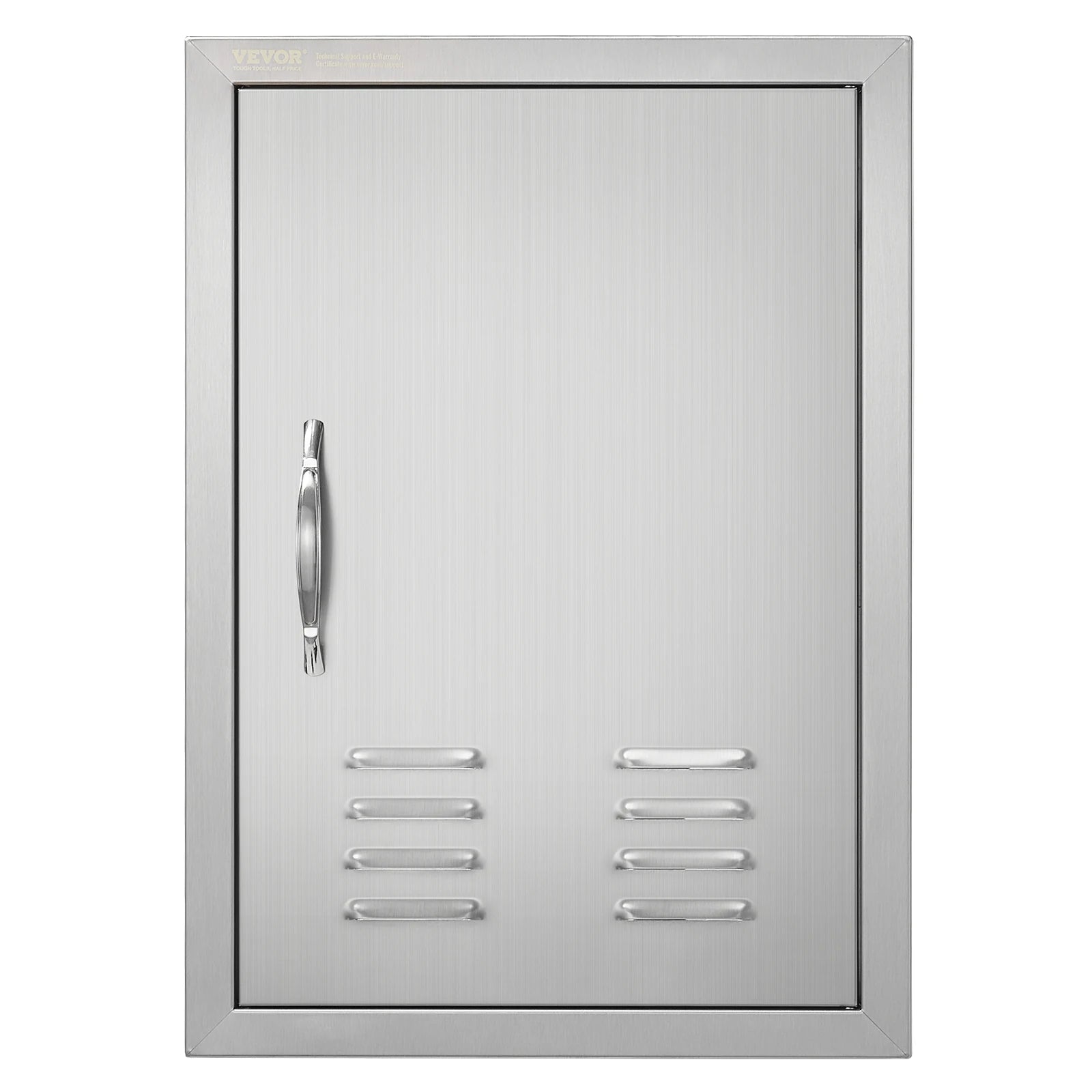 Stainless Steel BBQ Access Door Flush Mount with Reversible Design