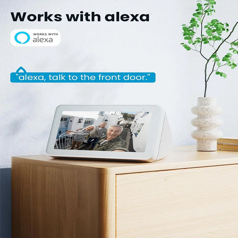 ieGeek Wireless Video Doorbell Camera with Chime, 2K HD