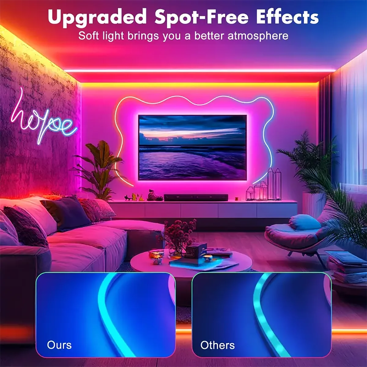 USB RGBIC Flexible Ambient Light Strip