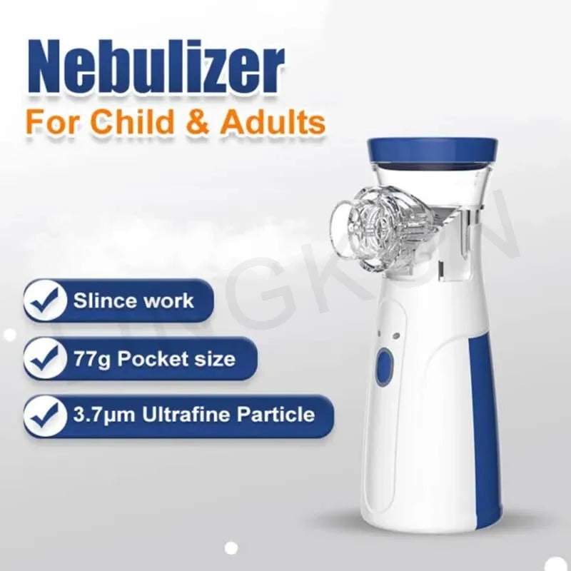 Handheld Portable Inhale Nebulizer Mesh Atomizer for Kids & Adults