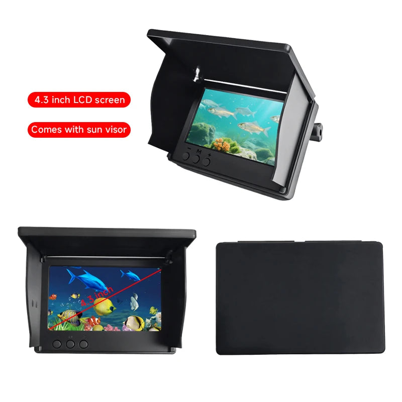 1080P Underwater Fishing Camera with 4.3-Inch LCD