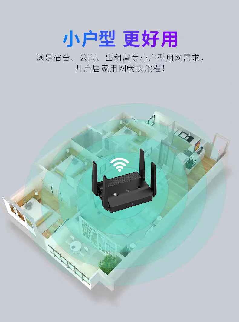 1080P Mini WiFi Camera with 270° Wide Angle & Triple Lens