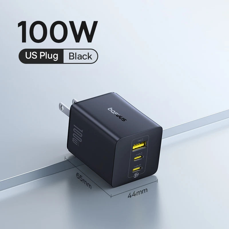 Baseus 100W GaN Fast Charger 2C+U