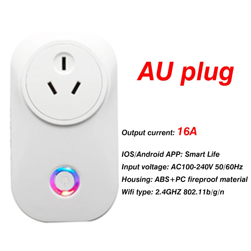 Wi-Fi Smart Plug with Energy Monitoring - Plug Options