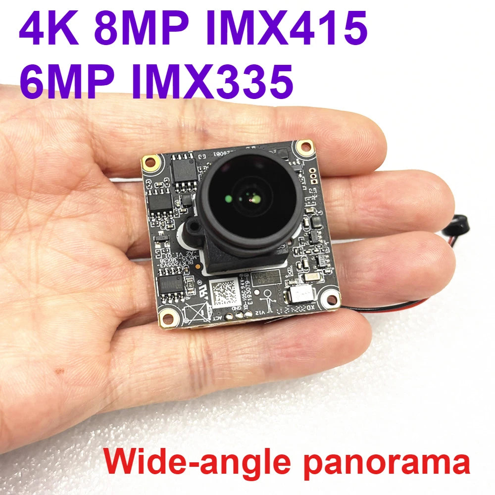 Módulo de cámara IP mini 4K en placa 38x38 mm