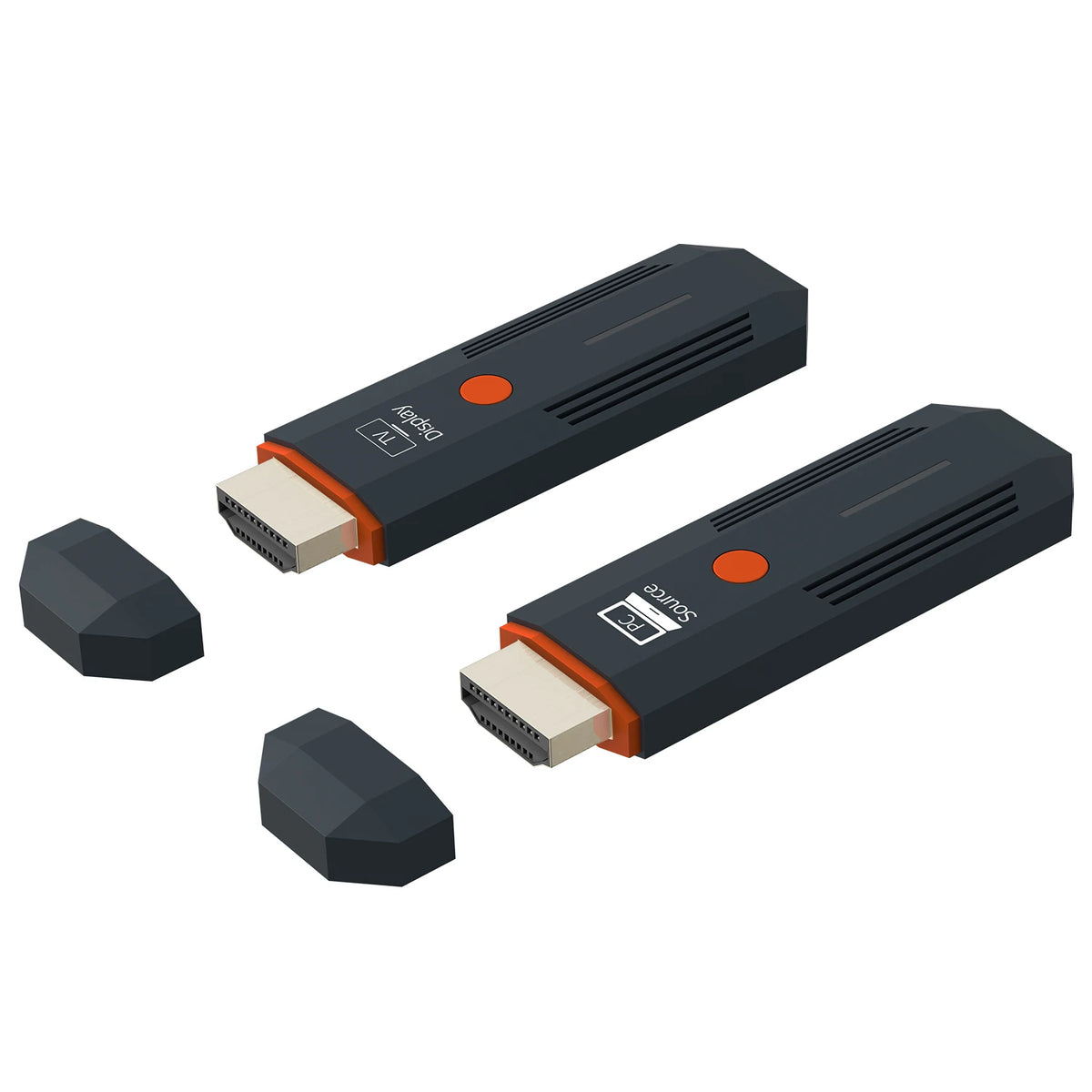 Trådløs HDMI-kompatibel videotransmitter og mottaker-utvider sett TV-stikk dongle adapter for PC-kamera laptop til monitor TV