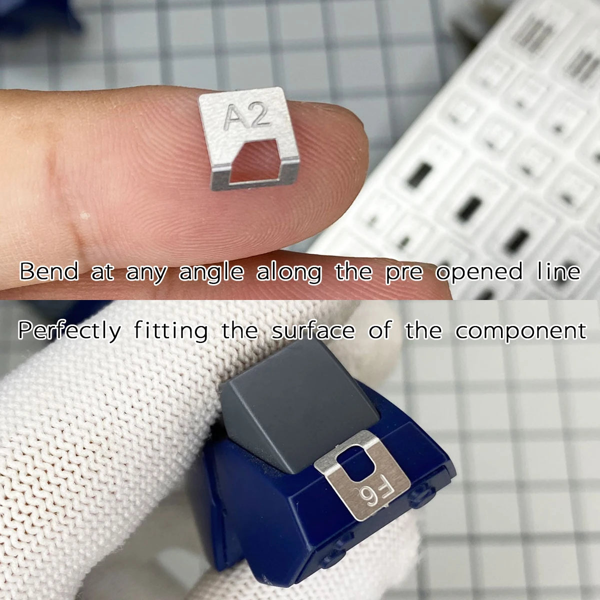 Scale Model Scribing and Engraving Template