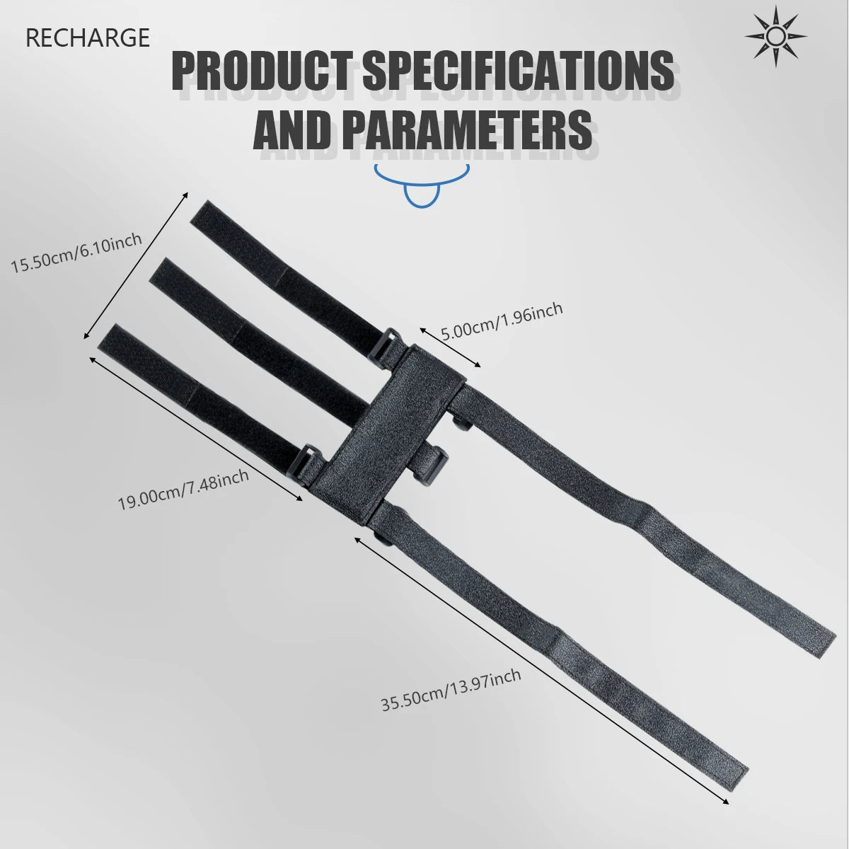 Adjustable Speaker Strap Mount for Bike, Golf Cart and Boat Rail
