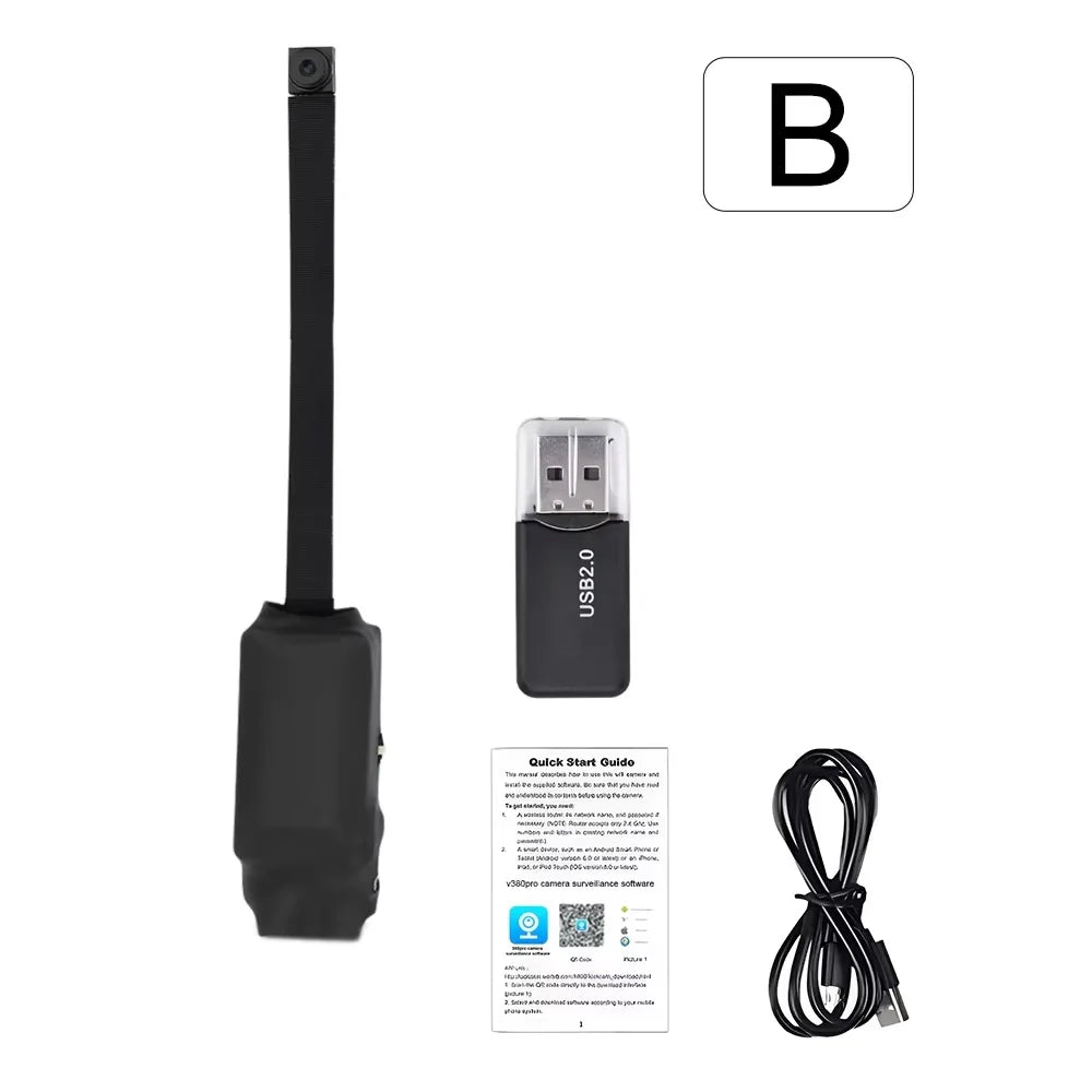 1080P WiFi Mini Camera with Remote Viewing & Motion Detection