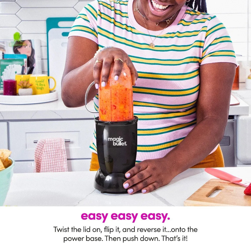 4 Piece Personal Blender, Black