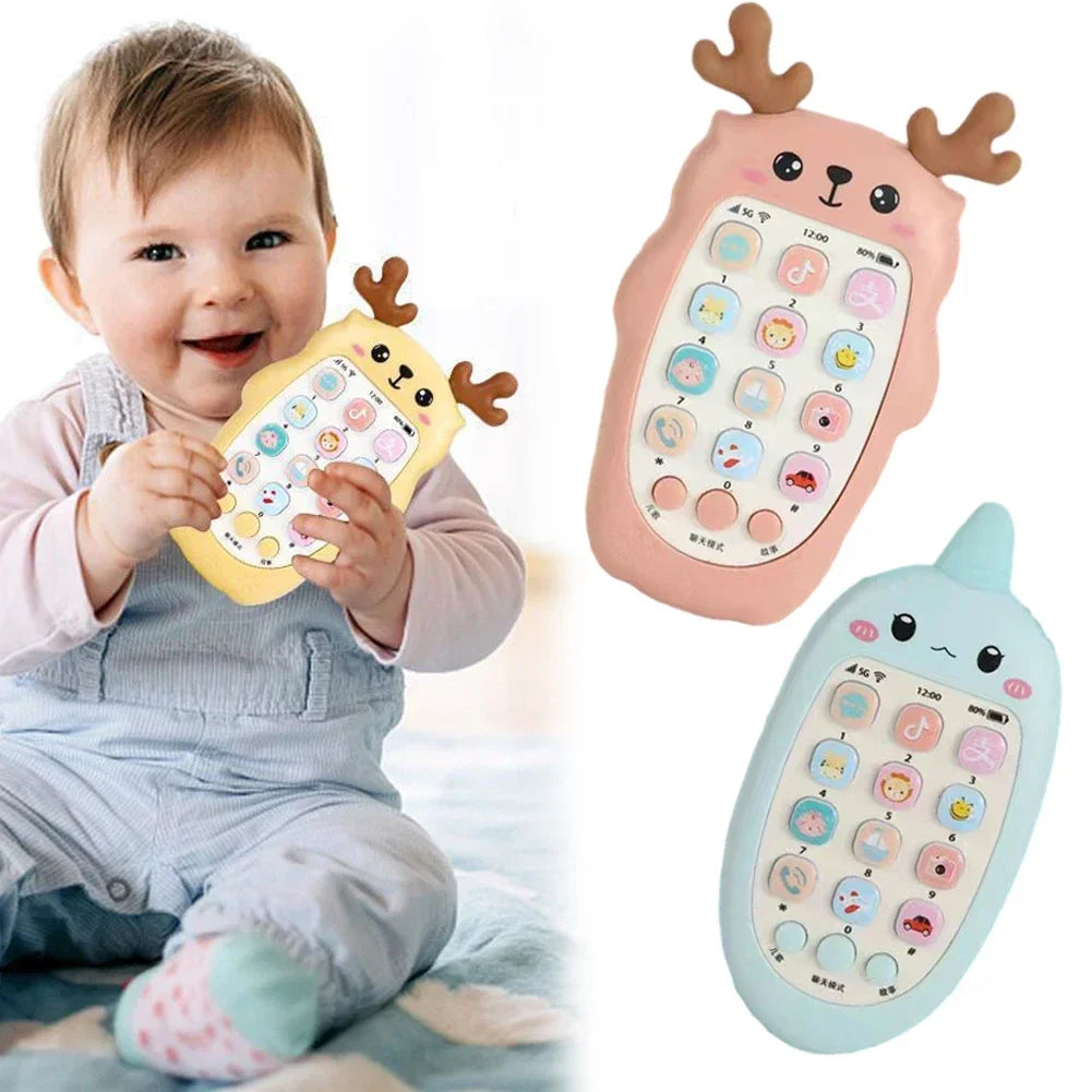 Animal-Design Toy Phone with Sounds, Ages 3+