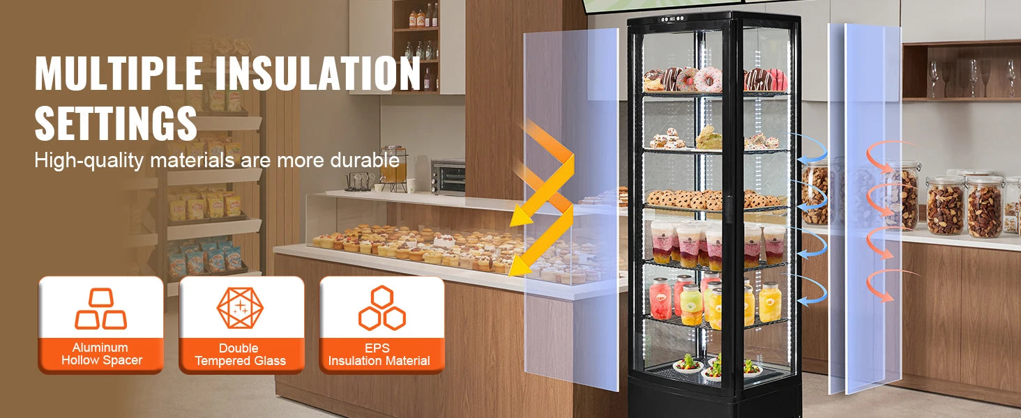 Refrigerated Display Case for Bakery