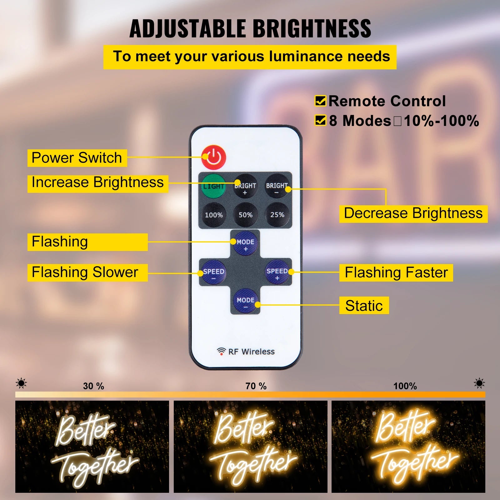 Better Together LED neonbord warm wit wandlamp decor