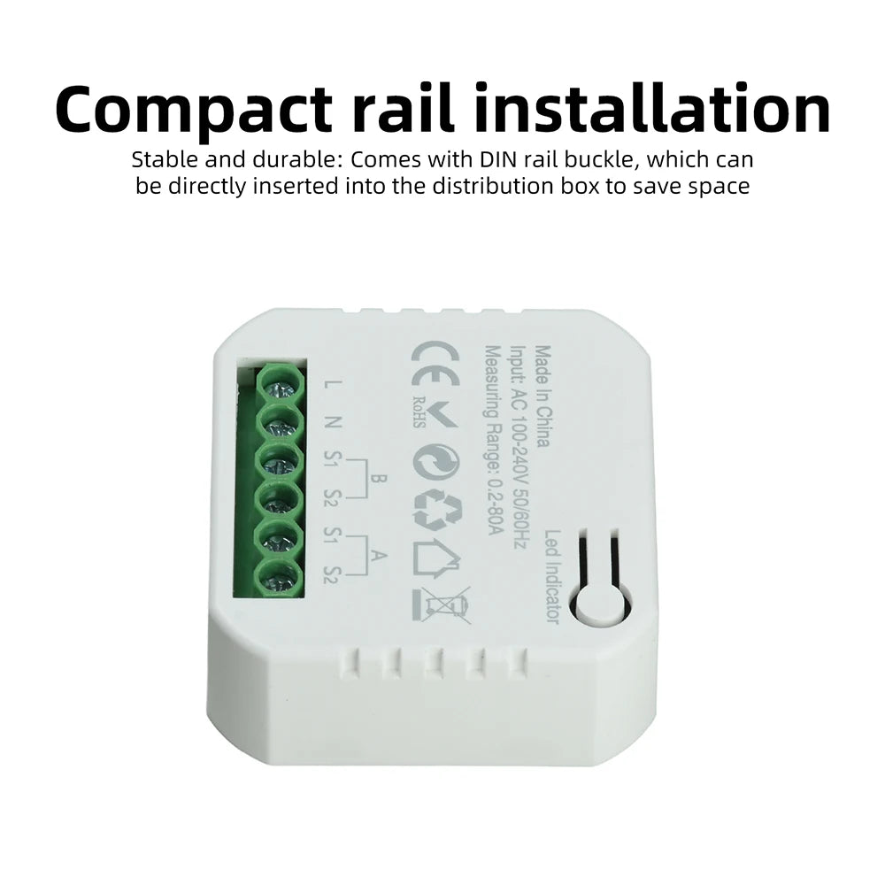 Tuya WiFi Energy Monitor - One or Two Channels