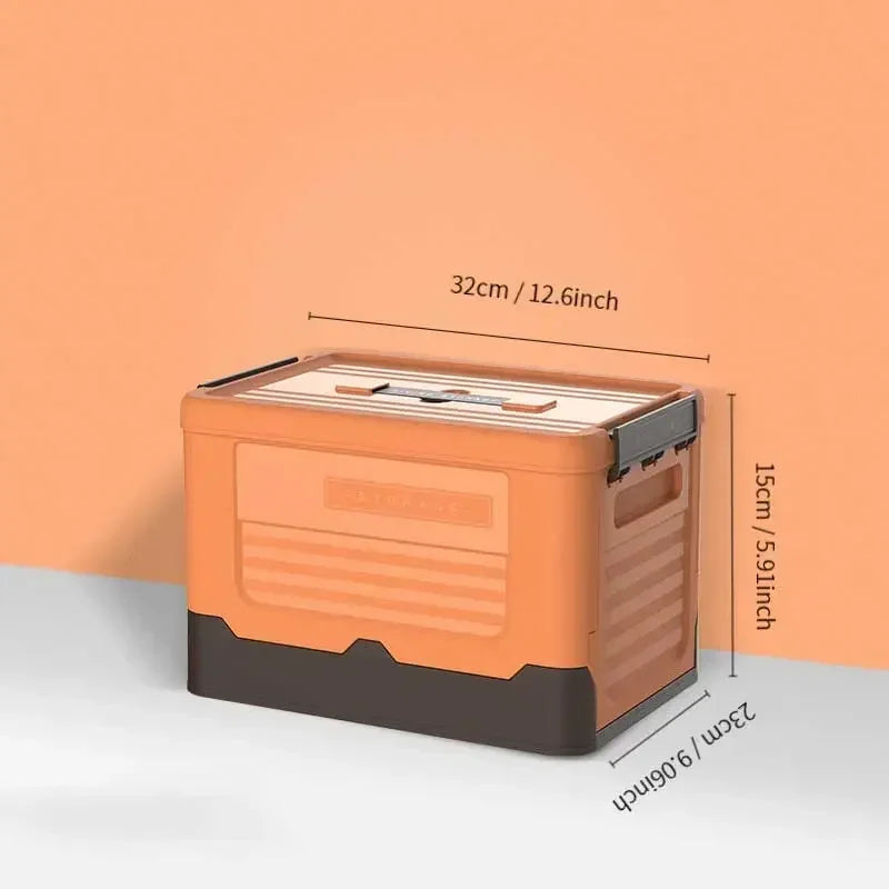 Foldable Plastic Storage Box, Single or Three-Pack