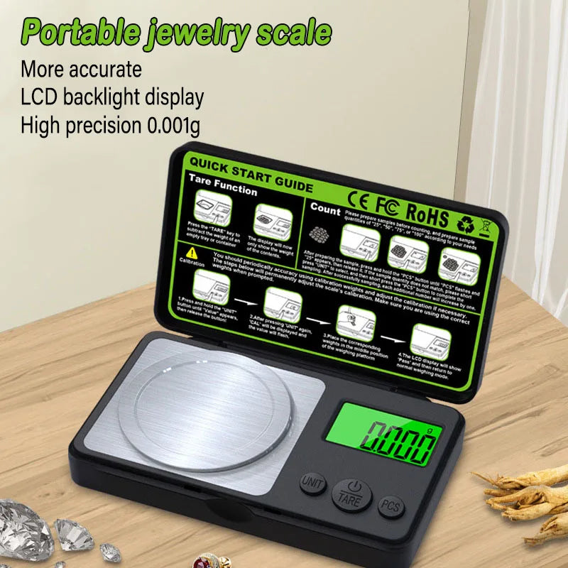 Pocket Digital Jewellery Scale - Capacity Options