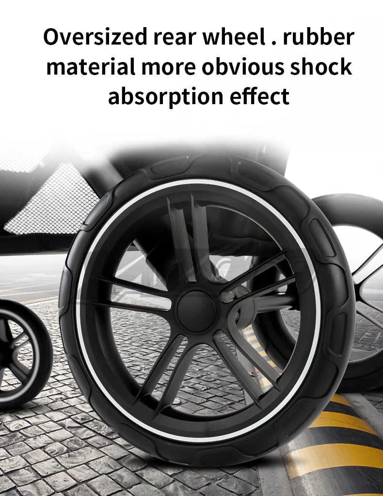 3‑in‑1 Multifunction Baby Stroller with Car Seat