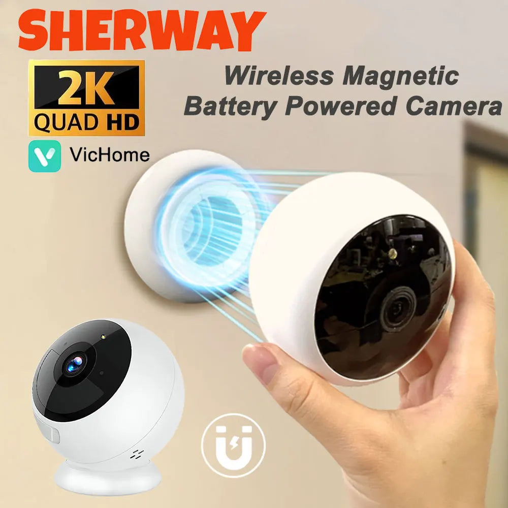 Κάμερα Ασφαλείας 2K 5MP WiFi με Ανίχνευση AI και Νυχτερινή Όραση
