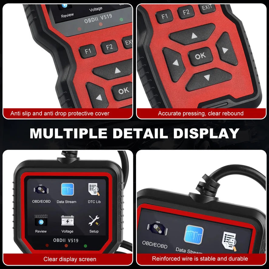 V519 OBD-II Vehicle Diagnostic Scanner