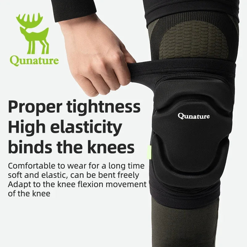 Ginocchiere Sportive Qunature Singole e Doppie per Sci Protezione Ginocchia Anticaduta per Ciclismo e Attività Outdoor