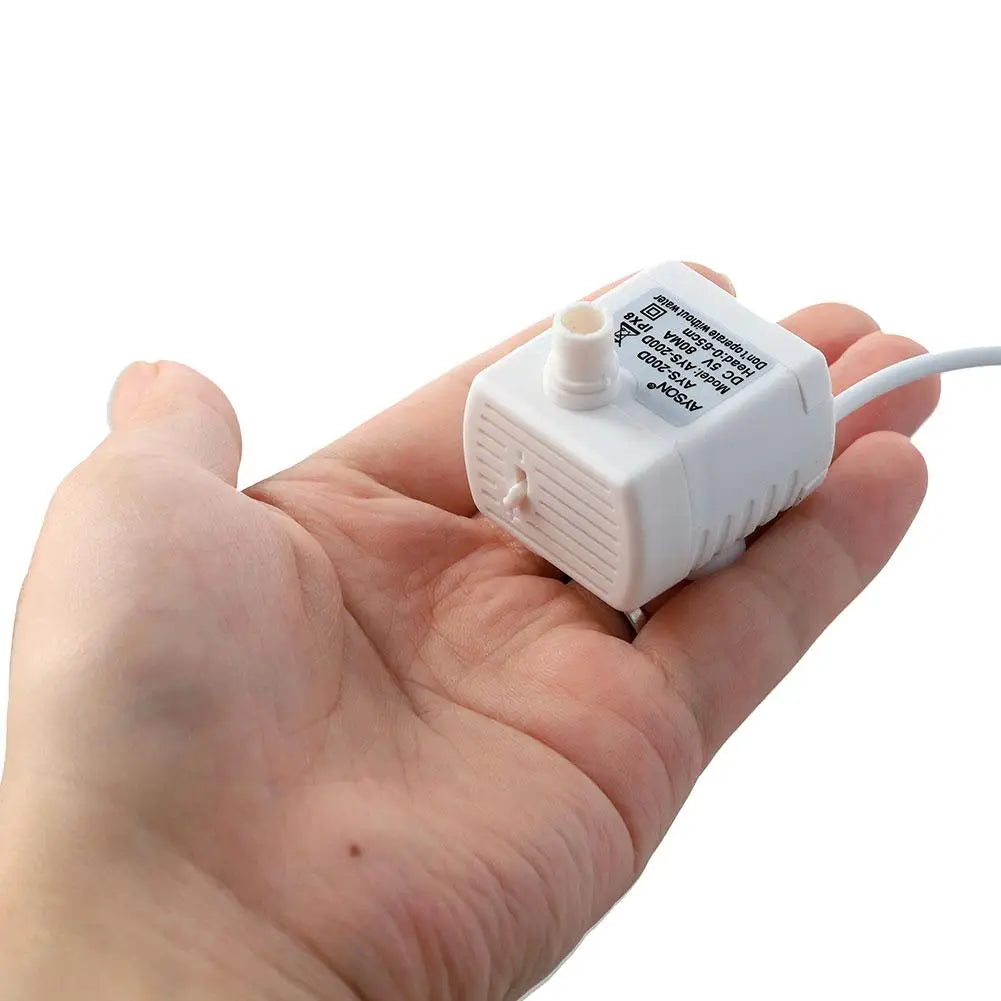 Motor til vannpumpe, 2 W 5 V, erstatning for Cat Pet-vannfontene og dispenser, stillegående sirkulasjonspumpe, tilbehør