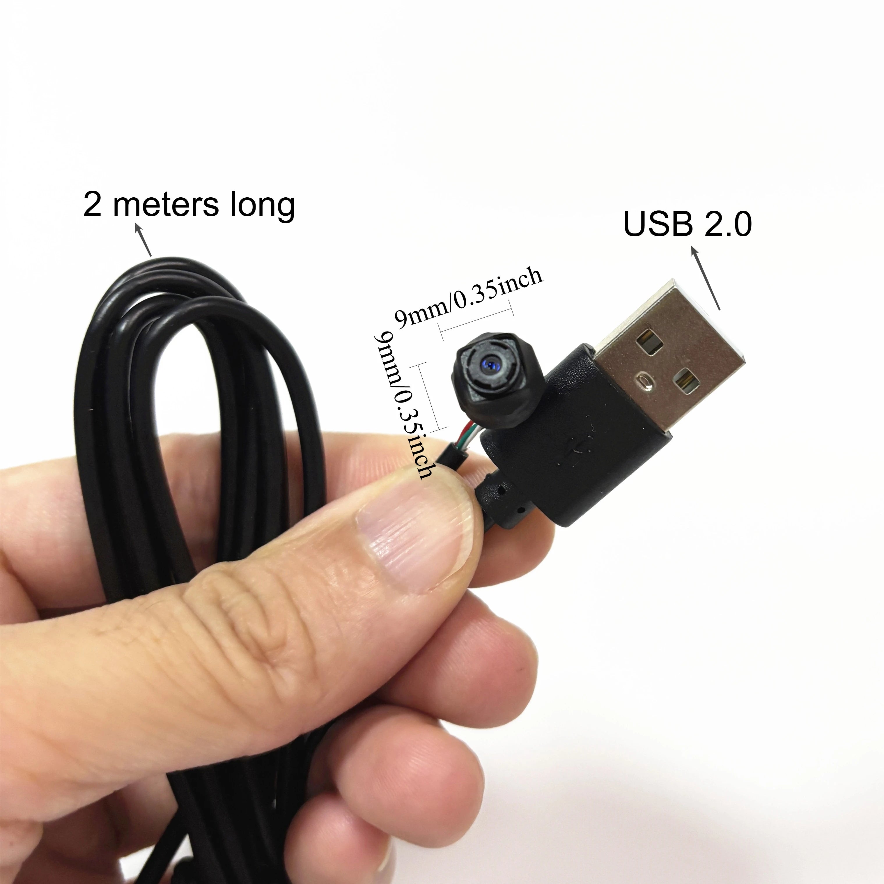 2MP 9mm USB Industrial Mini Camera with Type‑C Connectivity