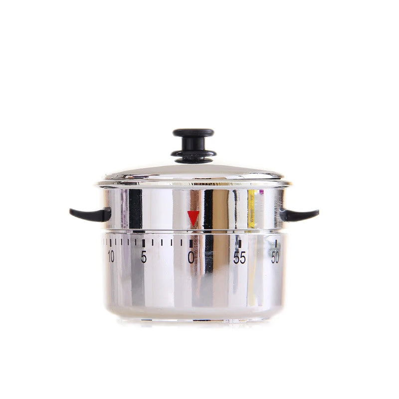 60-Minute Mechanical Kitchen Timer with Bell Alarm