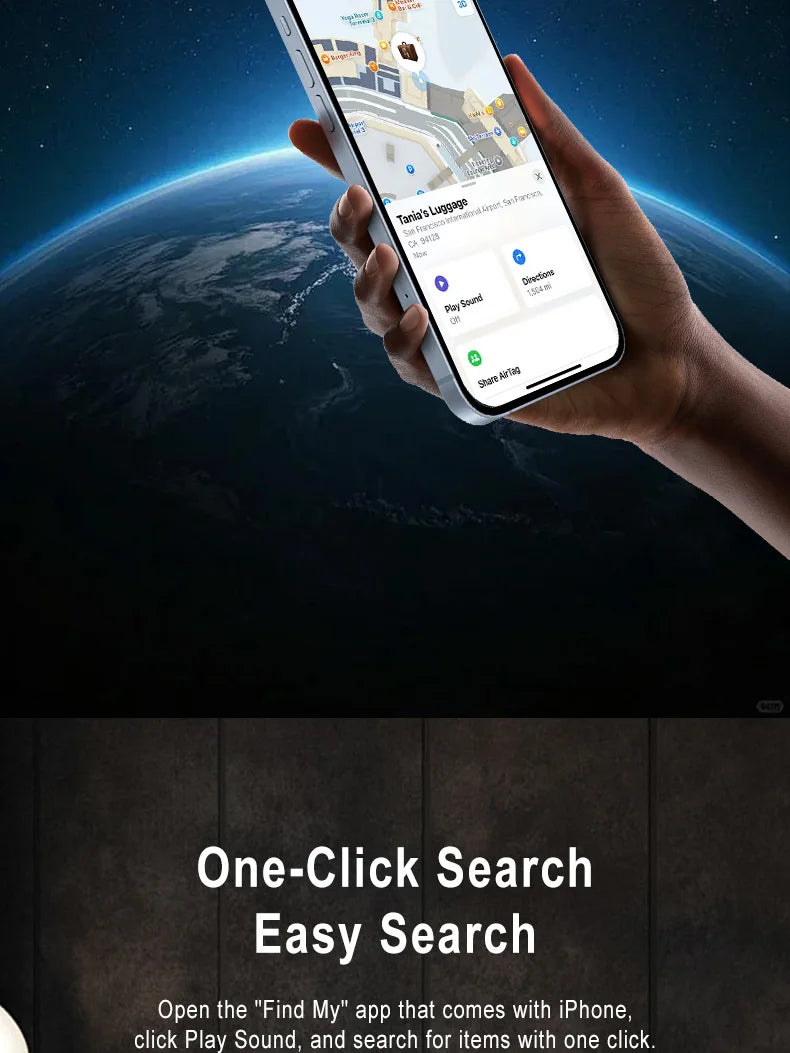 Tökéletesen vékony Find My Card nyomkövető a pénztárcáért VAT táskáért útlevél hátizsák fogantyú utazótáska laptop iOS csak Apple Bluetooth Anti Lost Locator Devi