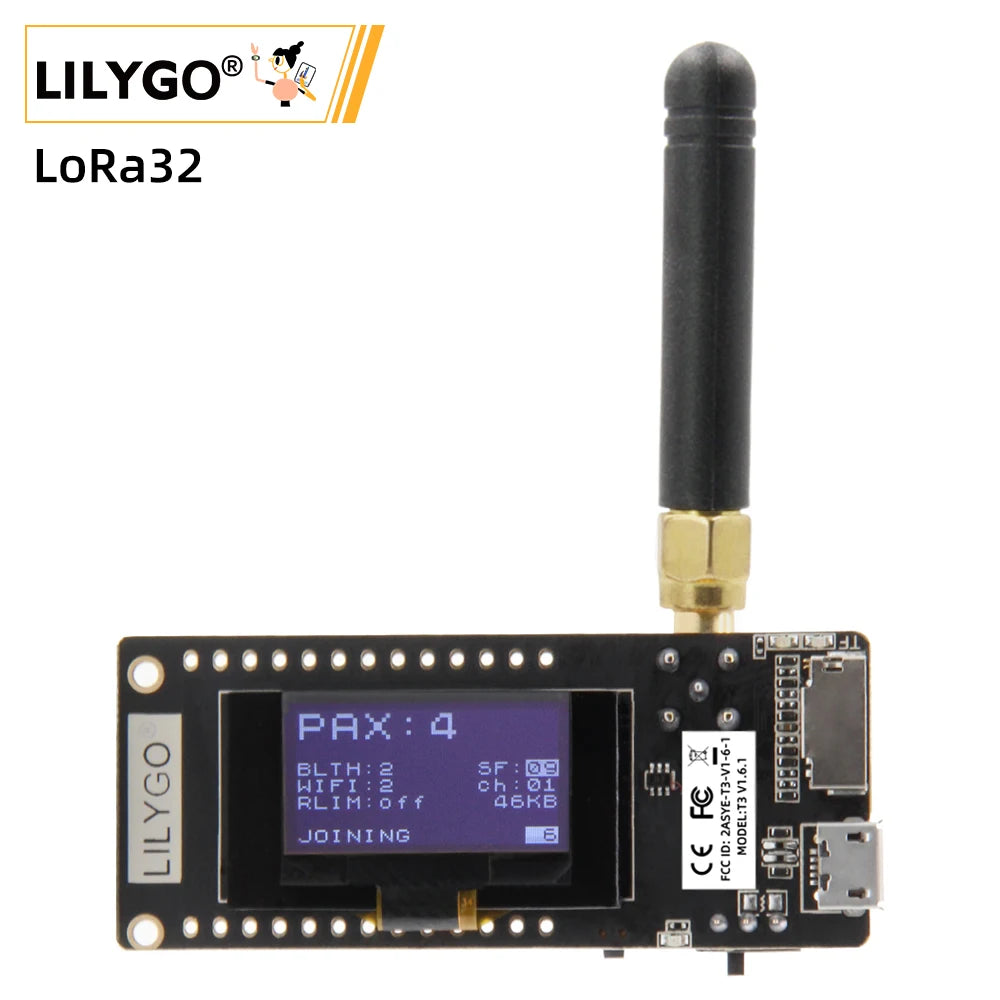 ESP32 LoRa32 Development Board with 0.96-Inch OLED