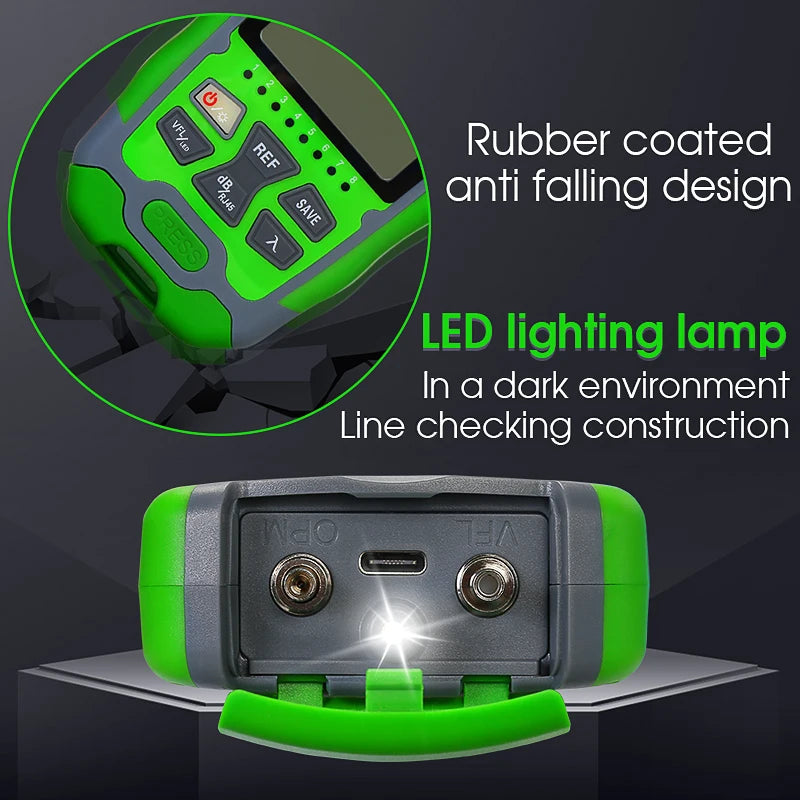 Rechargeable Fibre and RJ45 Test Tool - Model Options