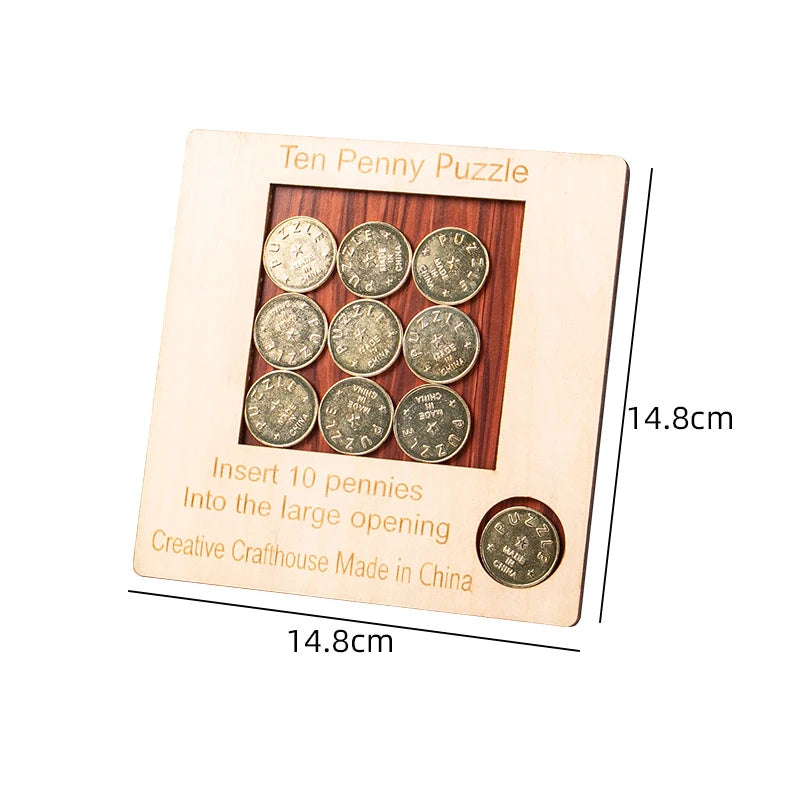 Holzpfennig-Puzzle – Designoptionen