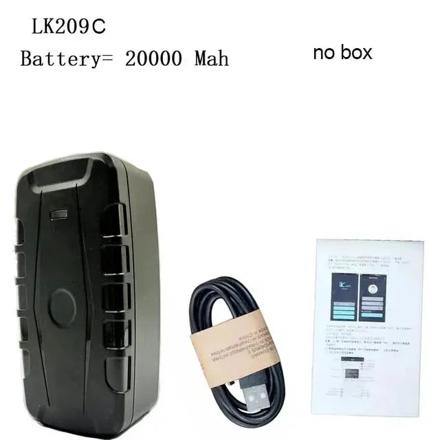 Car Waterproof GPS Tracker LK209C 10000mah 20000mAh Battery RealTime Tracking Vehicle Locator Magnet 240 Day LK209b Free App