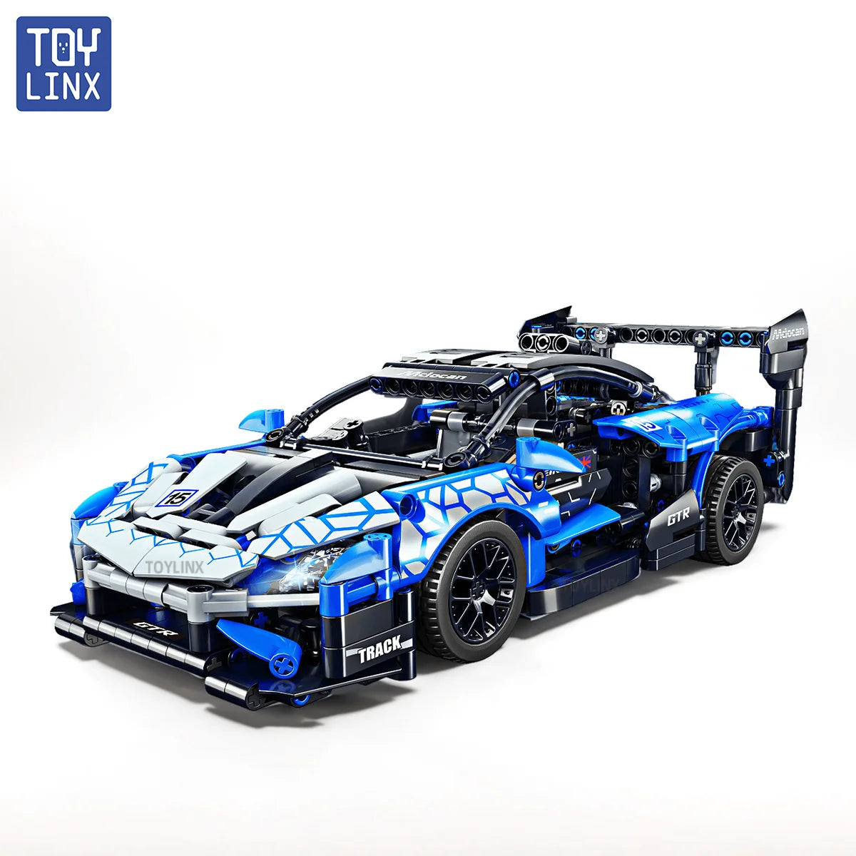 1/18 Teknisk Mekanisk Superbil Racing Byggesæt