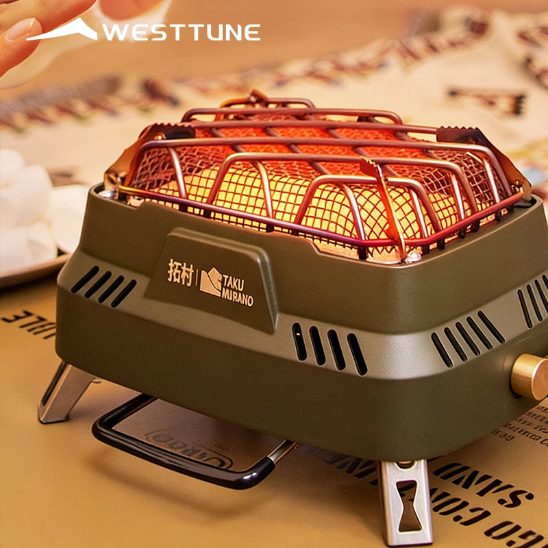 Outdoor Heating Stove 3500W Gas Camping Cooker Heater